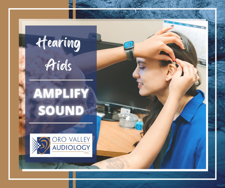 How does a hearing aid amplify sound?